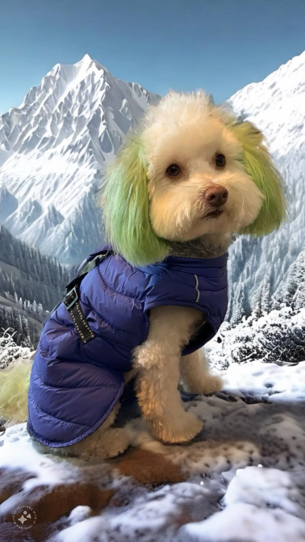 Alpine Extreme Weather Puffer Coat for Adventurous Dogs