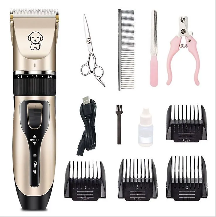 Package 5 Professional fur trimmer for pets electric clippers hair clipper AZ16092