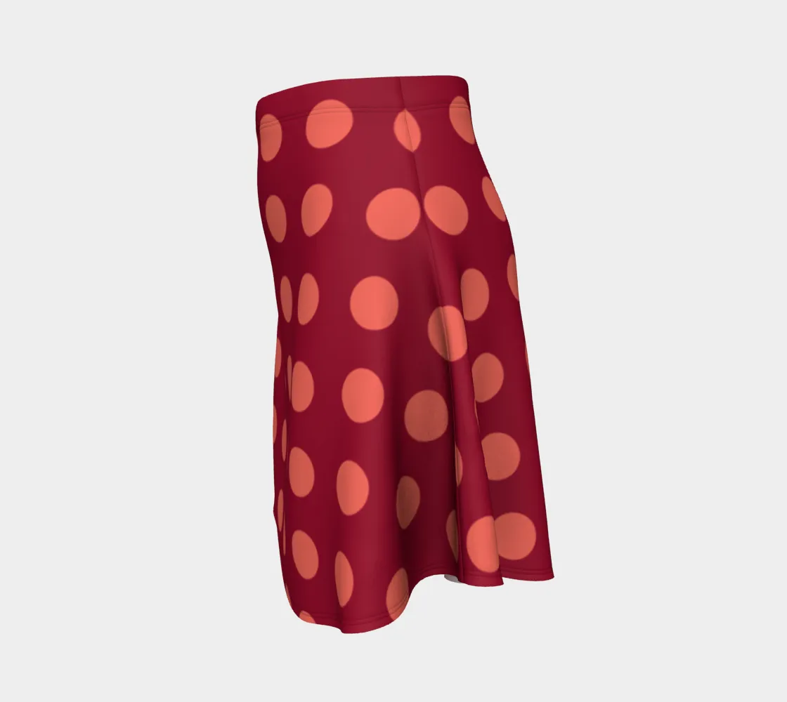 Polka dot Flare Skirt