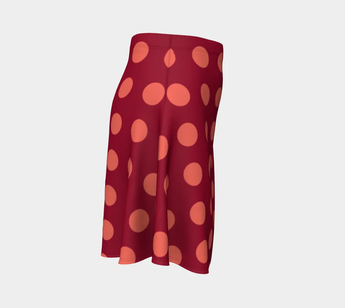 Polka dot Flare Skirt